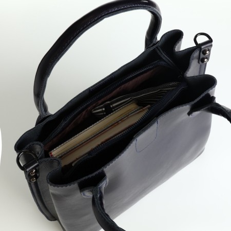 Bag-tout on lightning, the color is dark blue-10