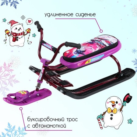 NIKA SnowDrive snowfall, CND1/SL, purple/black/burgundy color-1