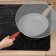 Screen of splashes of the share, d = 33 cm, with a handle