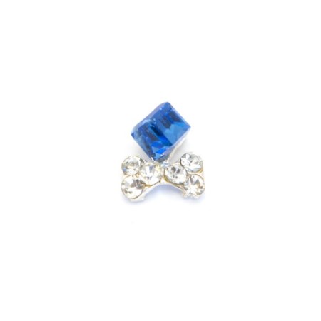 Metal fittings Pole "Bant", with a blue cube, 4 pcs