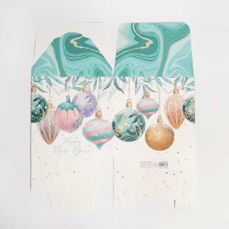Folding box “New Year's Magic”, 18 x 18 x 18 cm, New Year-7