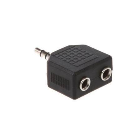 Smartbuy A202, Jack 3.5 mm (3pin) (M) -2xjack 3.5 mm (3pin) (F), black-1