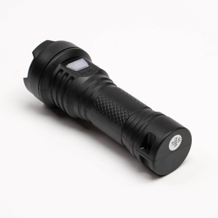 Manual battery flashlight, 800 mAh, 3 watts, LED, 3 modes, USB-1