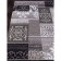 Rectangular carpet Merinos Silver, size 250x400 cm, Gray color