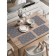A set of napkins for setting the table "Spring flowers", rectangular, rounded edges, size 30x46 cm, 4 pcs