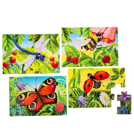 Floor puzzle mosaic "insects" (Baby STEP) (medium)-1