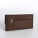 Women's wallet on a magnet, brown color
