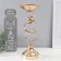 Summary metal per 1 candle d = 15 cm "Faustin" gold 15x15x40 cm