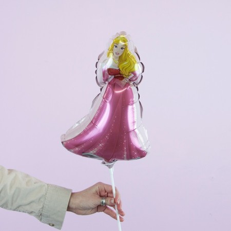 Foil ball 17 “Aurora, sleeping beauty”, with a valve, a mini-figure-1