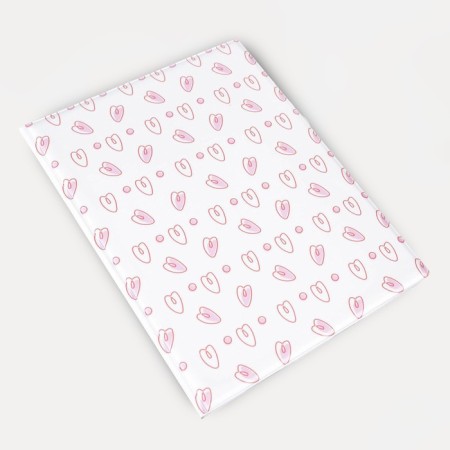 Folder for documents, 2 sets, white color