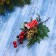 Decor "Winter dreams" bundle of berries Greens, 19 cm