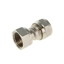 Муфта Valtec, обжимная, 16 мм х 1/2" с накидной гайкой