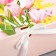 Gift box, packaging, "since March 8", 31 x 24.5 x 8 cm