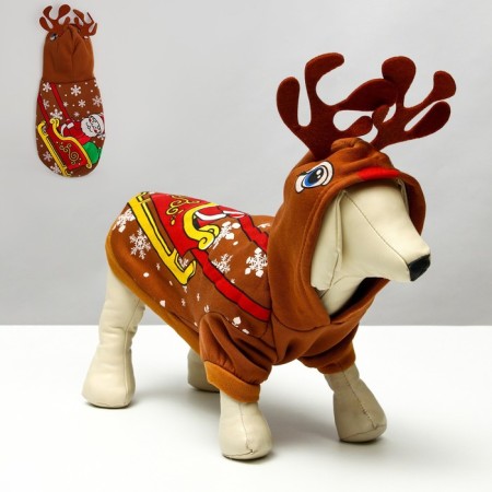 Sweatshirt "Deer with horns", XXL (DS 40, OG 52, Osh 38 cm)