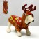 Sweatshirt "Deer with horns", XXL (DS 40, OG 52, Osh 38 cm)