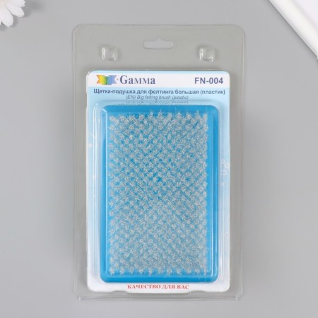 Brush-pitch for moving (felting) large 11.5x16 cm-3