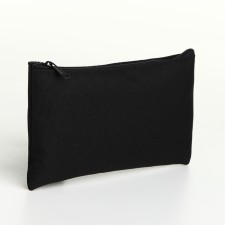 Cosmetic bag with lightning, black color