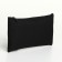 Cosmetic bag with lightning, black color