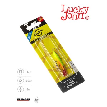 Balancir Lucky John Classic 5 + tee, 5 cm, color 26rt blister-2