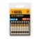 Denzel 11660 bit set, hexagonal profile, SL6.0 x 50 mm, steel S2, 10 pcs.