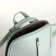 City backpack made of artificial leather with lightning, green color