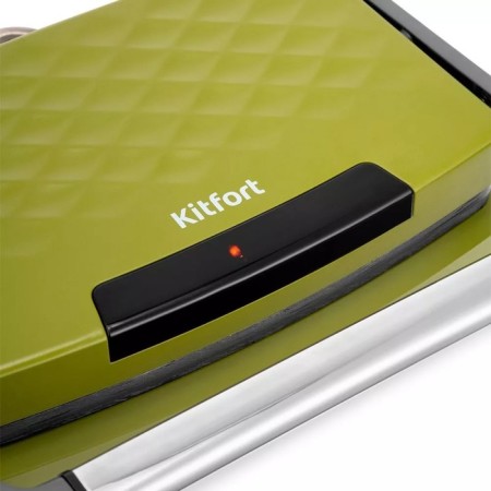 Sandwich Kitfort KT-3626, 750 W, anti-stick coating, green-2