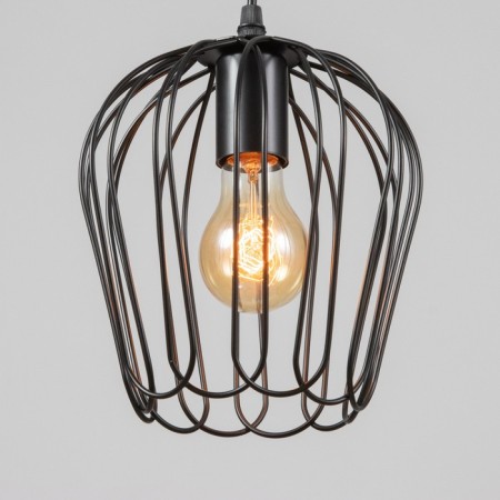 Lamp Bayerlux "Flower" 1x40W E27 black 20x20x120 cm.-2