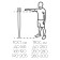 Racking 2.4 m, for height 152-165 cm