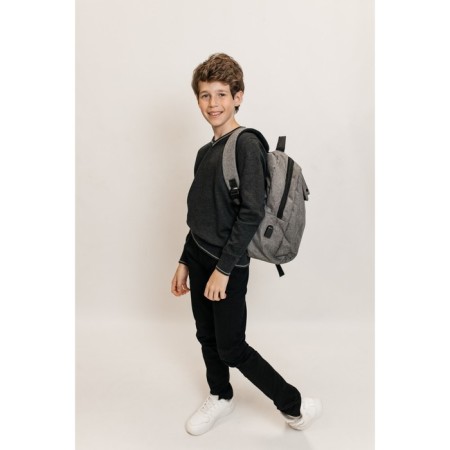 Jumper for boys, height 110-116 cm, dark gray color-4