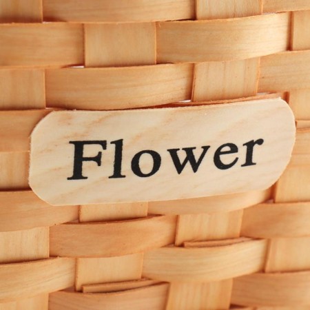 Wicker basket, sequoia, 22x15.5x12/25.5 cm-5