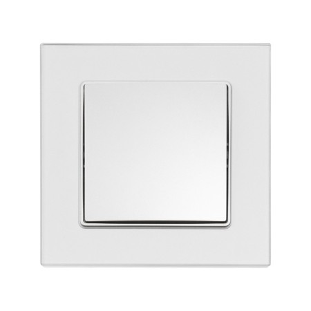 Silent Glossy Glass, 10 A, 1 key, hidden, glass, silver-2