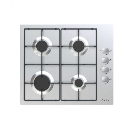 The hob Lex GVS 644-1 IX, gas, 4 burners, silver