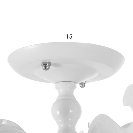 Chandelier 2144/5 E14 40W white 57x57x36 cm Bayerlux-5