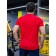 Sports T -shirt male ise, size 48, red color