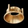 Technical C064-01MG accessory, 6.7x6.7x3.7 cm, color matte gold