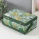Casket for needlework "Green Flower Polyanka" 24x16x11 cm