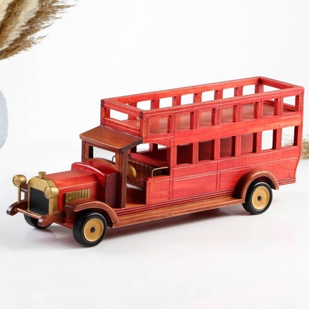 Mini-bar/stand for a bottle bus, red-2