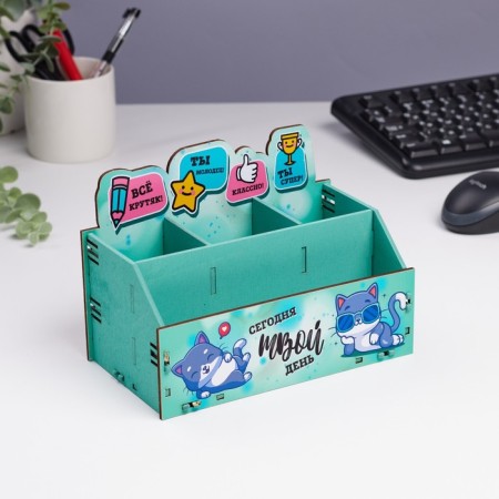 Organizer for the office "Everything is a cool!" 4 branches 21x11x14.5