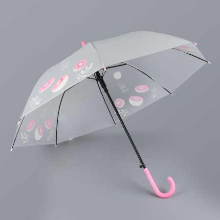 Umbrella - a semiautomatic “fruits” cane, 8 knitting needles, r = 45 cm, mix drawing-2