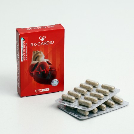 Natural Recardio capsules for the cardiovascular system, No. 20*500 mg