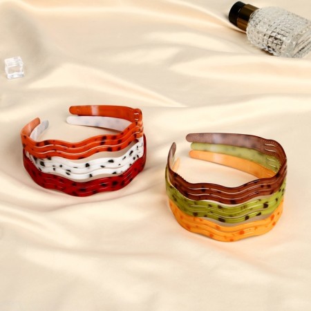 Hair cap "Amber Light" wave, 1.7 cm, mix-2
