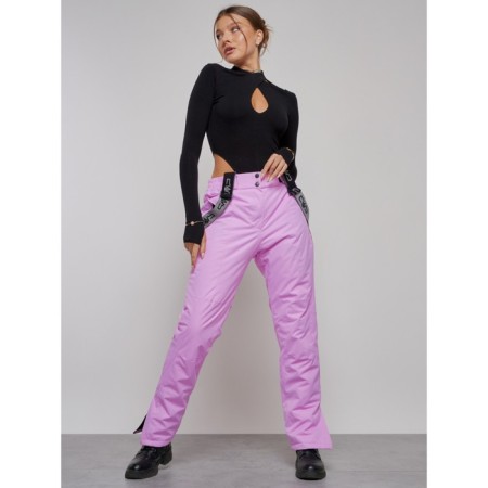 Semi -combinezone ski insulated female winter, size 46, pink color-13