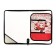 A4 labor folder, plastic, lightning around, folding bar, with a filling of 10 items, calligrata, PTR-1, "Anime Sakura"
