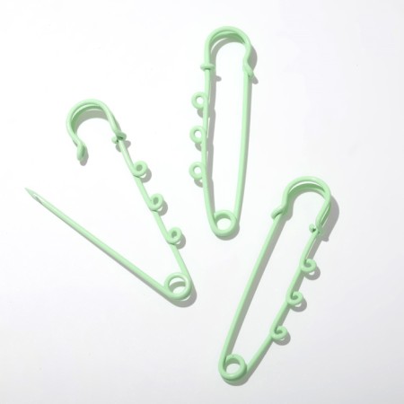 Pins for suspensions (set 3 pcs.) L = 6.5 cm, green color