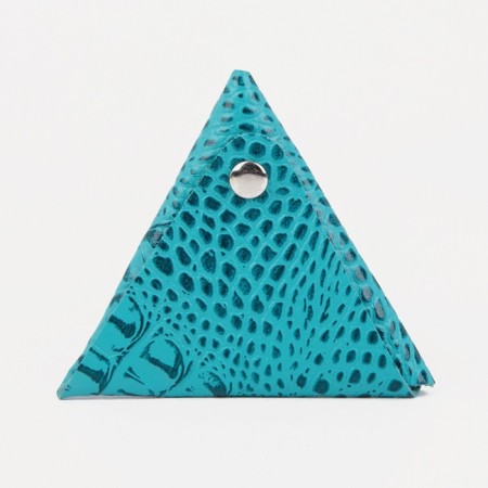 Case for coins/headphones on the button, turquoise color
