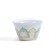 A set for a tea ceremony of 5 items per 3 persons: a cup 50 ml, a kettle 280 ml, white