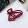 Hair crab "Lilian" butterfly, 7 cm, mix