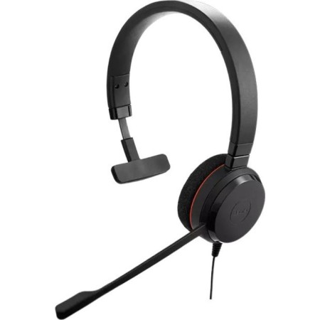 Headphones with a microphone Jabra Evolve 20 MS Mono Black 1.2m False USB headband (4993-823-1 10046