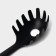 Spoon for spaghetti dilan "Orihalk", 30 cm, black color