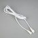 Extension cord for garlands UMS, 3W, 300 cm, white thread, 220 V
